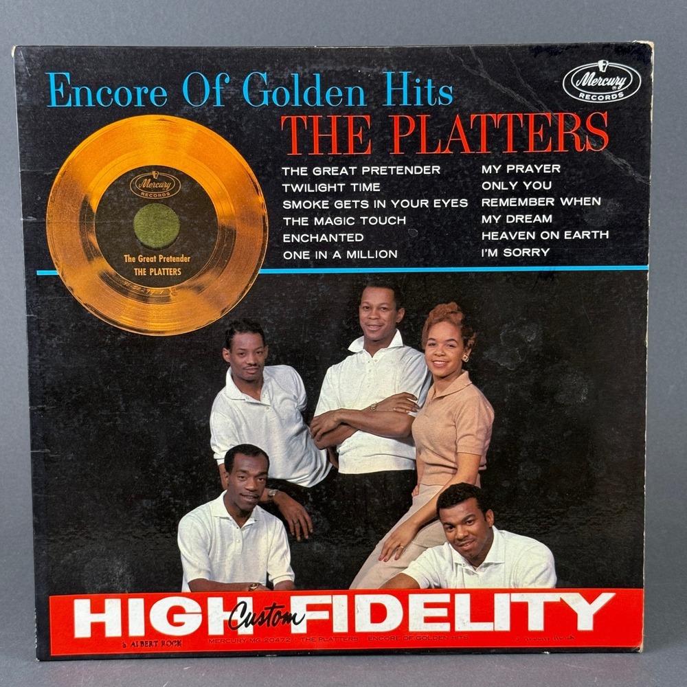 The‎ Platters Encore Of Golden Hits Vinyl LP 12" Black EX MG-20472 Mercury